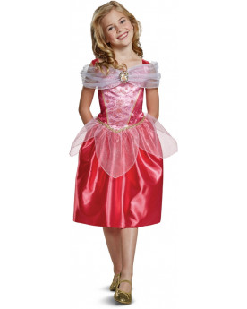 Deguisement princesse rose lumineuse taille l 7-8 ans