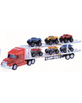 Majorette - Playset Camion Porsche + Véhicules - La Grande Récré