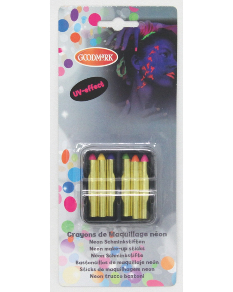 GREASE 6 PTS CRAYONS FLUO