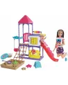 BARBIE SKIPPER BABY SITTER + PLAINE JEUX  Une plaine de jeux où Ski...