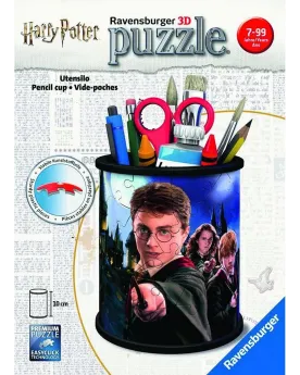 PUZ POT A CRAYONS 3D HARRY POTTER  Pièces pliables. RAV111541 RAVEN...