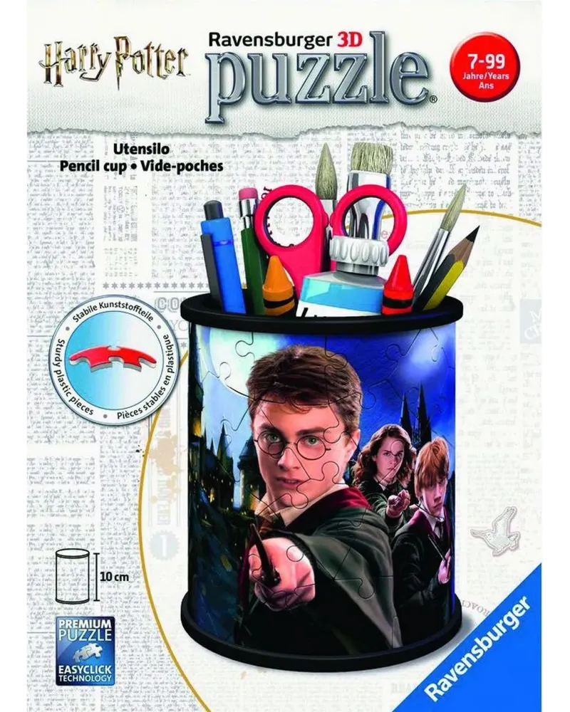 PUZ POT A CRAYONS 3D HARRY POTTER  Pièces pliables. RAV111541 RAVEN...