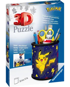 PUZ.3D POT A CRAYONS POKEMON  57 pièces pliables. RAV112579 RAVENSB...