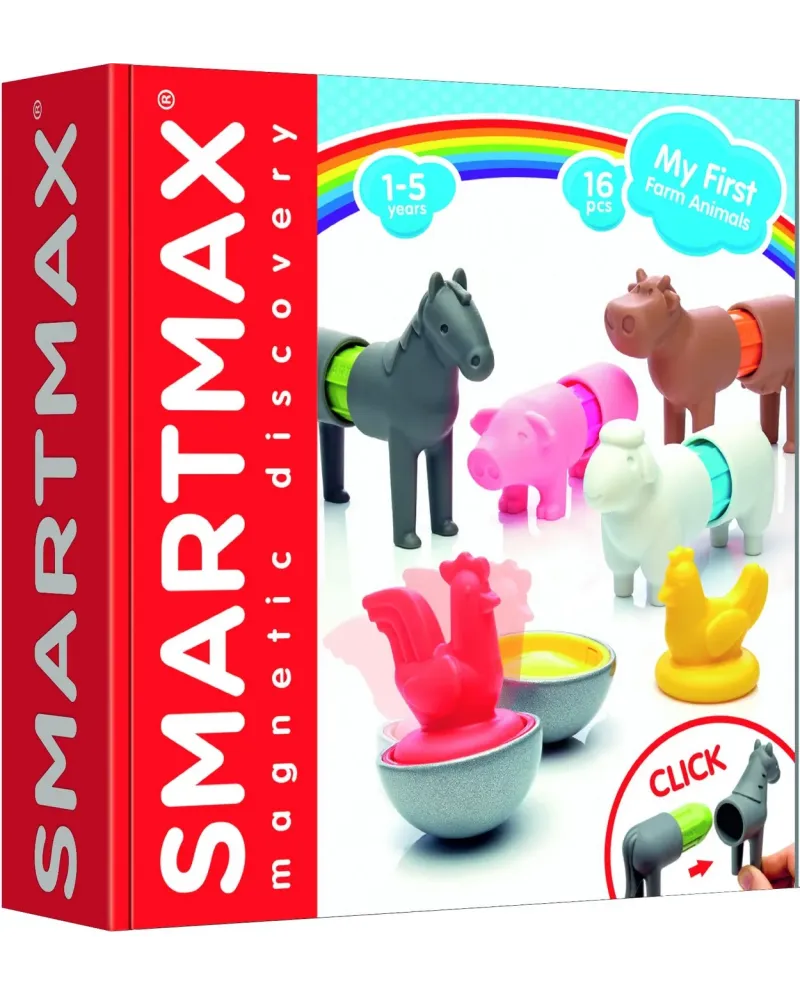 SMARTMAX ANIMAUX DE LA FERME  Des animaux à construire à l'aide des...