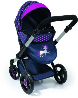 LANDAU XEO LICORNE REVERSIBLE  Réversible. Poignée réglable. Avec s...