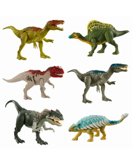 JURASSIC ROAR ATTACK Au choix. Assortiment de dinosaures sonores et... JURASSIC ROAR ATTACK Au choix. Assortiment de dinosaures sonores et...
