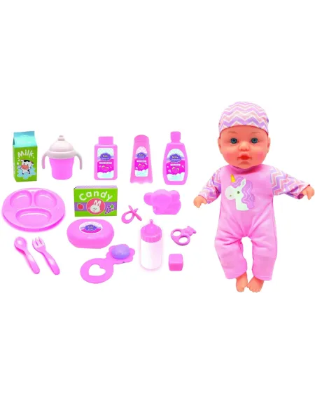 BEBE 31 CM 4 SONS + 16 ACC REPAS&CHANGE Tout ce qu'il faut pour s'... BEBE 31 CM 4 SONS + 16 ACC REPAS&CHANGE Tout ce qu'il faut pour s'...