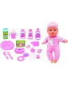 BEBE 31 CM 4 SONS + 16 ACC REPAS&CHANGE  Tout ce qu'il faut pour s'...