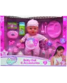 BEBE 31 CM 4 SONS + 16 ACC REPAS&CHANGE  Tout ce qu'il faut pour s'...