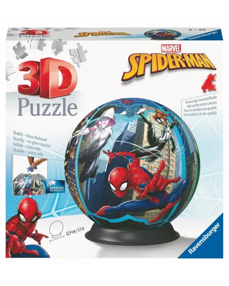 PUZ BALL 3D SPIDERMAN 72 pièces pliables. RAV115631 RAVENSBURGER Â... PUZ BALL 3D SPIDERMAN 72 pièces pliables. RAV115631 RAVENSBURGER Â...