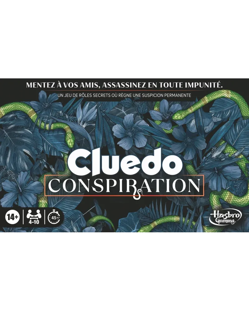 CLUEDO CONSPIRATION Jeu à rôles secrets dans lequel vous devez déco...