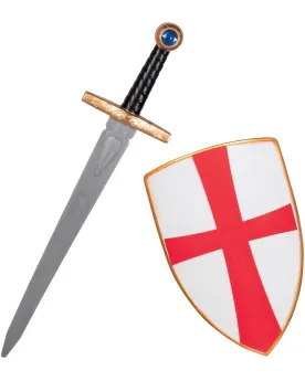 EPEE DE CHEVALIER 50CM + BOUCLIER  50 cm. BLD43998  Âge Minimum: 3A...