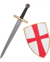 EPEE DE CHEVALIER 50CM + BOUCLIER  50 cm. BLD43998  Âge Minimum: 3A...