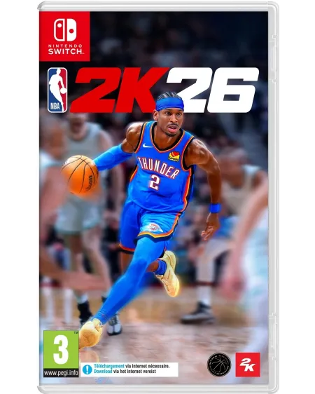 SWITCH NBA 2K26 SWT507247 NINTENDO SWITCH Âge Minimum: 7A -Âge Ma... SWITCH NBA 2K26 SWT507247 NINTENDO SWITCH Âge Minimum: 7A -Âge Ma...