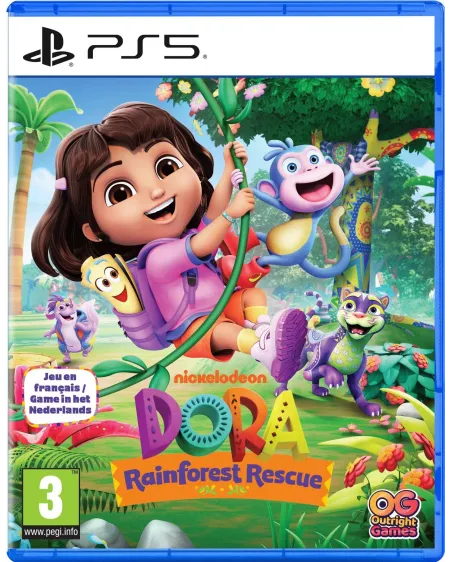 PS5 DORA RAINFOREST RESCUE PS5535665 PLAYSTATION 5 Âge Minimum: 5... PS5 DORA RAINFOREST RESCUE PS5535665 PLAYSTATION 5 Âge Minimum: 5...