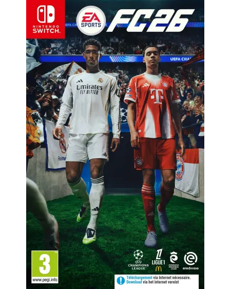 SWITCH FC 26 EA SPORTS (FIFA 2026) SWT612532 NINTENDO SWITCH Âge ... SWITCH FC 26 EA SPORTS (FIFA 2026) SWT612532 NINTENDO SWITCH Âge ...