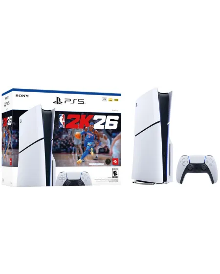 PS5 CONSOLE SLIM BLANCHE + NBA 2K26   PS5902007 PLAYSTATION 5 Âge M...