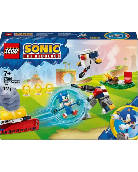 CONFLIT AU FEU DE CAMP DE SONIC   LEG77001 LEGO Âge Minimum: 7A -Âg...