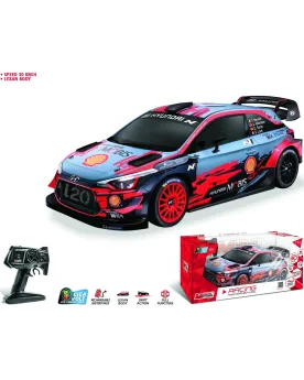 R.C. 1/10 HYUNDAI I20 WRC F/F 1/10. 2.4 GHz. Toutes fonctions. Vite...