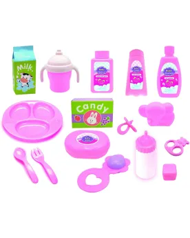 BEBE 31 CM 4 SONS + 16 ACC REPAS&CHANGE  Tout ce qu'il faut pour s'...