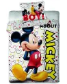 HOUSSE DE COUETTE MICKEY  Housse : 140 x 200 cm + 1 taie. 100 % pol...