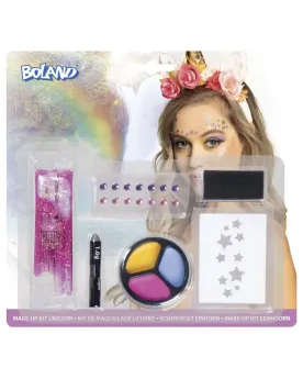 KIT GRIMAGE LICORNE  Tout pour réaliser des maquillages avec des st...