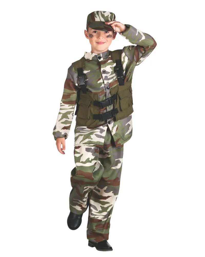 COST DE SOLDAT 4/6 ANS  Taille 4-6 ans. BLD82187  Âge Minimum: 3A -...