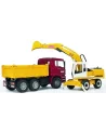 CAMION MAN AVEC GRUE EXCAVA LIEBHERR   BRD02751 BRUDER Âge Minimum:...