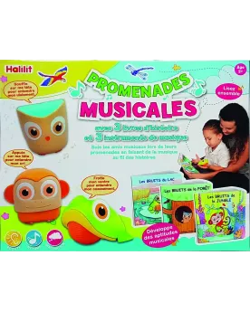 MERVEILLEUSE JUNGLE MUSICALE 3 LIV 3 INS  3 livres d'histoires avec...