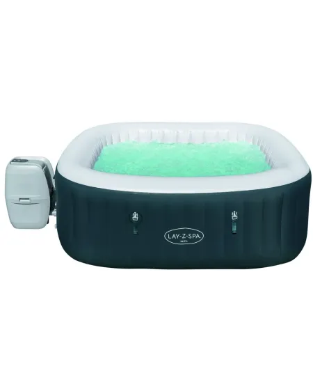 SPA IBIZA CARRE 180X180X66 4/6 ADULTES  180 x 180 x 65 H cm. Pompe ...