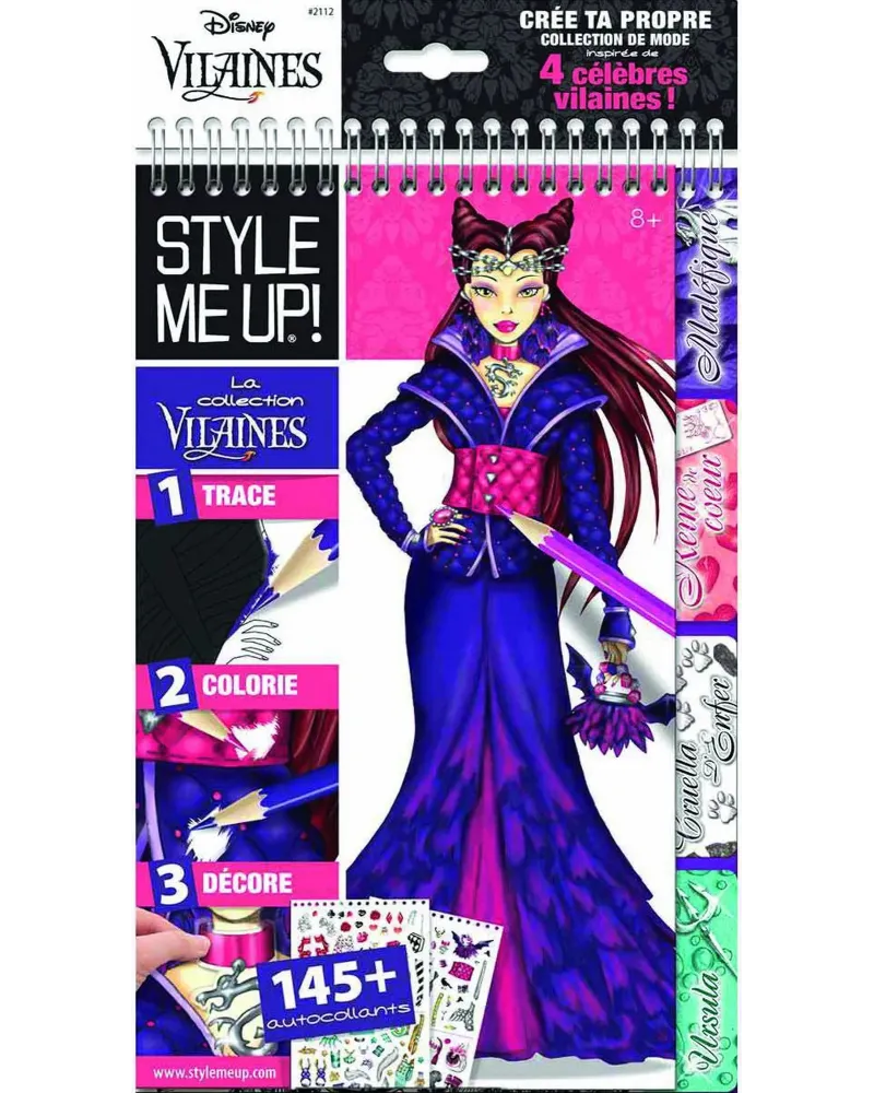CARNETS D'ESQUISSE DISNEY VILAINES  Dessine des tenues à tes person...