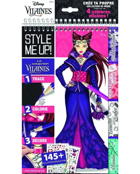 CARNETS D'ESQUISSE DISNEY VILAINES  Dessine des tenues à tes person...