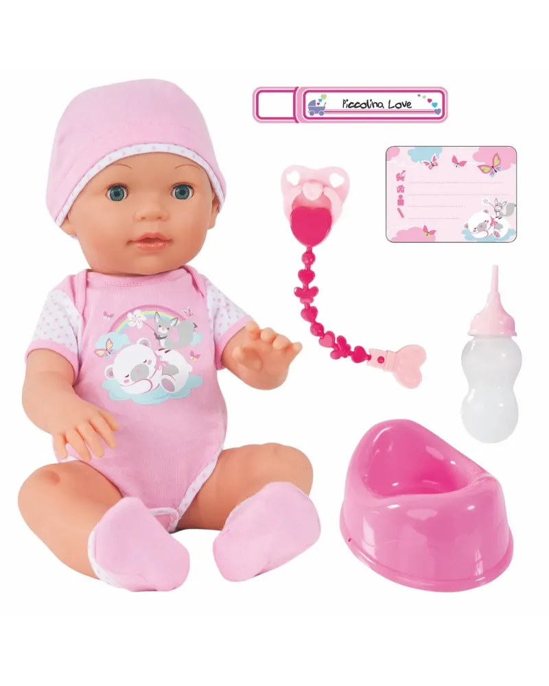 BEBE PICCOLINA LOVE 42CM SONS Elle bouge la bouche quand elle prend...