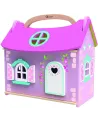 MAISON DE PRINCESSE EN BOIS + ACC.  En bois. Transportable et s'ouv...