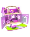 MAISON DE PRINCESSE EN BOIS + ACC.  En bois. Transportable et s'ouv...