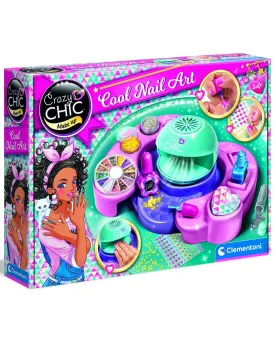 CRAZY CHIC MACHINE A ONGLES  Inclus : plan de travail, vernis, sèch...