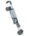 POUSSETTE CANNE BLEUE DOUBLE ROUES 63CM   COR140730 COROLLE Âge Min...