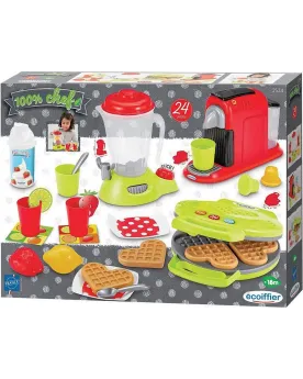 100% CHEF PETIT ELECTROMENAGER  Une cafetière expresso, un blender,...
