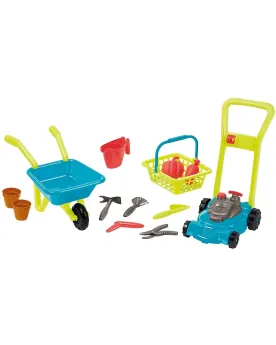 SUPER PACK 3EN1 BROUETTE TONDEUSE PANIER  1 tondeuse, 1 brouette, 1...