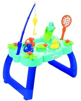 TABLE PECHE A LA LIGNE  4 canards, 1 canne, 1 épuisette, 1 toboggan...