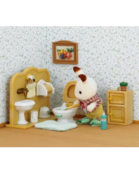 FRERE LAPIN CHOCOLAT TOILETTE  Ce set comprend une figurine Frère L...