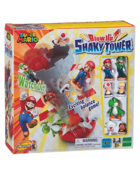 SUPER MARIO BROS SHAKY TOWER  A votre tour, posez les personnages s...