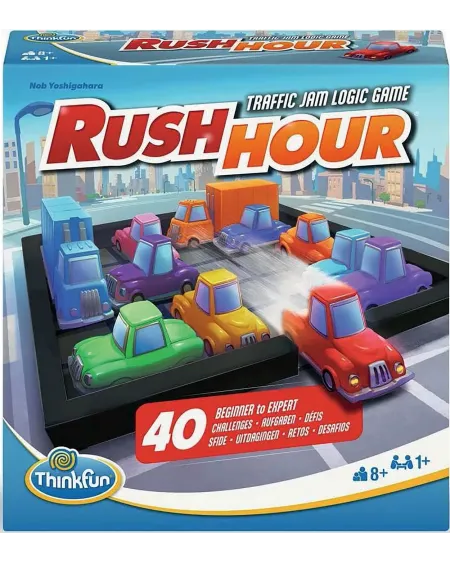THINKFUN RUSH HOUR Choisis une des 40 cartes challenges et place le...