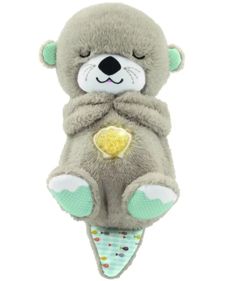 MA LOUTRE CALINS BONNE NUIT Cette peluche au corps très doux imite ...