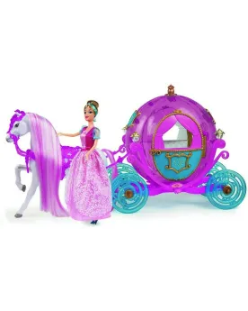 POUPEE CENDRILLON + CHEVAL + CAROSSE   GPRGG02960E GIOCHI PREZIOSI ...