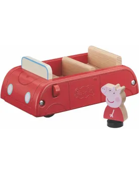 PEPPA PIG BOIS VOITURE ROUGE BOIS  En bois. GPRPPC63 GIOCHI PREZIOS...