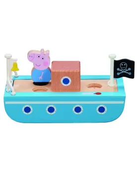 PEPPA PIG BOIS LE BATEAU  En bois. GPRPPC64 GIOCHI PREZIOSI Âge Min...