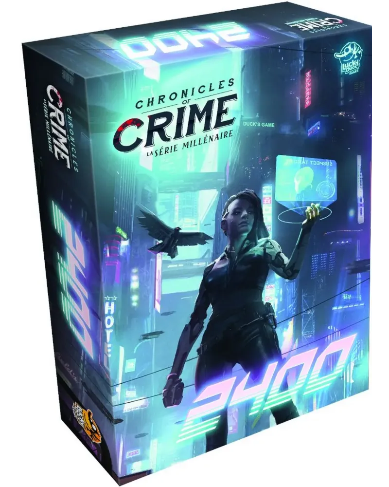 CHRONICLES OF CRIME 2400 Un jeu d'enquêtes futuristes où vous devez...