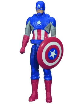 AVENGERS TITAN HEROES CAPTAIN AMERICA  30 cm. HASE7877ES0 HASBRO Âg...