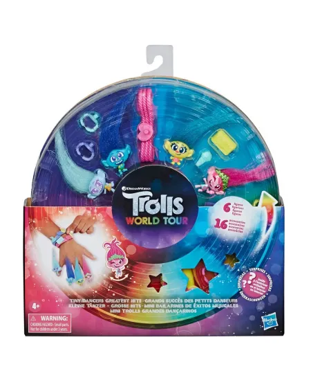TROLLS 2 GD SUCCES DES PETITS DANSEURS  6 figurines qui dansent et ...